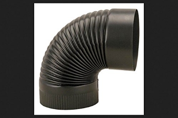 Picture of IMPERIAL BLADES INC BM0023 Imperial Manufacturing 6 in. Dia. x 6 in. Dia. Adjustable 90 deg. Steel Stove Pipe Elbow (PK-4-EA)