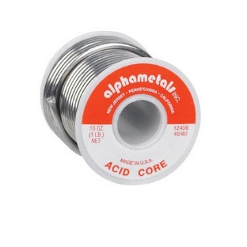 Picture of Alpha 12406 Alpha Fry AM12406 40/60 Acid Core Solder (EA)