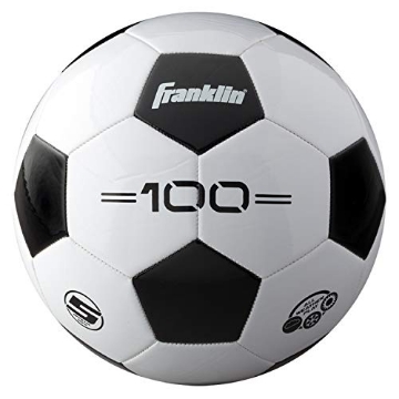 Picture of FRANKLIN 6784 Franklin Sports Soccer Balls - Size 5 F-100 Soccer Balls - Adult Soccer Ball , White/Black (EA)