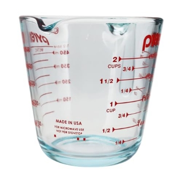 Picture of Pyrex 6001075 Pyrex 6001075 2 Cup Glass Measuring Cup - Made in USA (PK-6-EA)