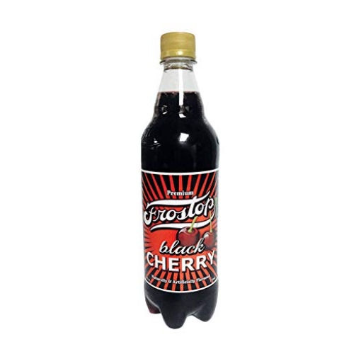Picture of FBG BOTTLING GROUP LLC 002248 Frostop 9469545 24 oz Cherry Soda Bottle44; Black - Pack of 24 (PK-24-EA)