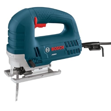Picture of BOSCH SECURITY SYSTEMS, INC JS260 BOSCH JS260 Top-Handle Jig Saw - 6.0 Amp Motor, Variable Speed Control, Low-Vibration Plunging Design, Toolless Blade Change System - Ideal for Accurate and Smooth Cutting (EA)