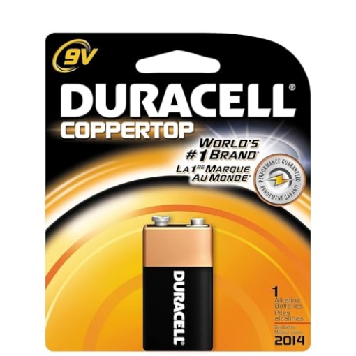 Picture of DURACELL(R) MN1604BZ Duracell Alkaline 9V Battery, 1 Count (EA)