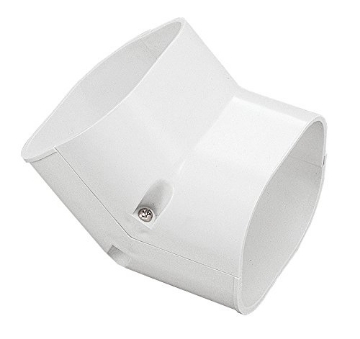 Picture of SLIMDUCT 86100 Inaba Denko SCF-100-W Plumbing Cosmetic Cover, Slim Corner 45° Surface, 45° Bent Surface, White (PK-10-EA)