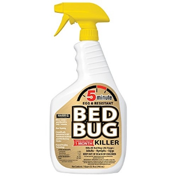 Picture of Harris Engineering GOLDBB-32 Harris 5 Minute Kill Time Bed Bug Killer Spray, Odorless and Non Staining Formula with Residual Protection (32oz) (EA)