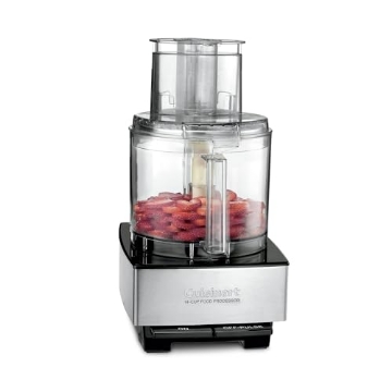 Picture of Cuisinart DFP-14BCNY Cuisinart Food Processor, 14-Cup Vegetable Food Chopper for Mincing, Dicing, Shredding, Puree & Kneading Dough, 720-Watt Motor, Stainless Steel, DFP-14BCNY (EA)