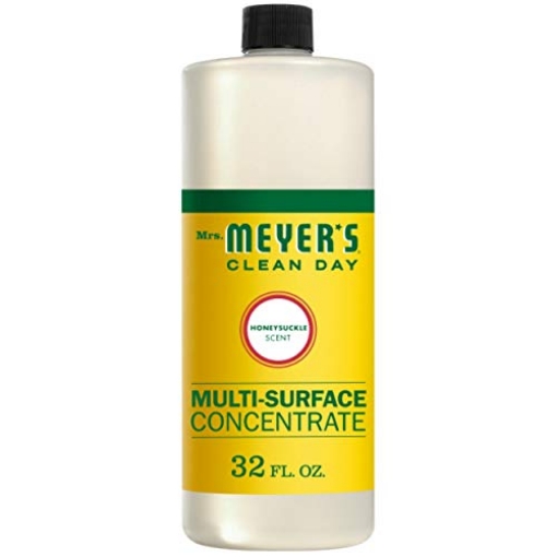 Picture of Mrs Meyers 17540 MRS. MEYER'S CLEAN DAY Multi-Surface Cleaner Concentrate, Use to Clean Floors, Tile, Counters, Honeysuckle, 32 fl. oz (EA)