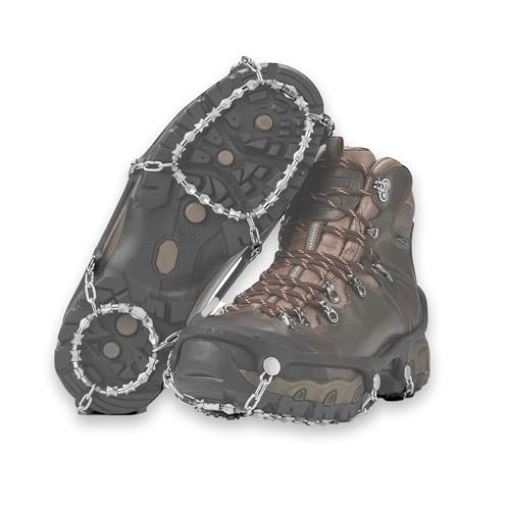 Picture of Yaktrax 08531 Yaktrax Diamond Grip (Med) - Full-Foot Traction on Ice, Snow, & Multi-Terrain Surfaces - Swiveling Diamond Bead Grip Points - Cold-Resistant Easy On/Off Elastic Upper Band (EA)