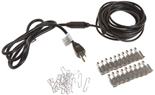 Picture of Easy Track ADKS-100 EasyHeat 20' Roof Deicing Cable, For Roof and Gutters, Pre-assembled for Ice and Snow Damage Prevention, 100 Watts (EA)