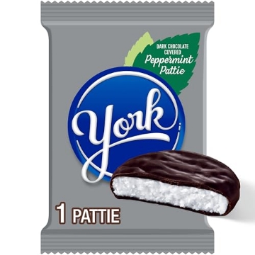 Picture of YORK MANUFACTURING INC 00330 YORK Dark Chocolate Peppermint Candy (Pattie), 1.4 Ounce (PK-36-EA)