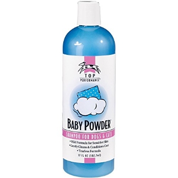 Picture of TOP PERFORMANCE TP566 17 Top Performance Baby Powder Pet Shampoo in 17 Oz. Size for Bathing Puppies and Kittens – Helps Pets with Skin Conditions (EA)