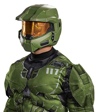 Picture of Disguise DG105049 Disguise Men's Halo Master Chief Infinite Full Helmet Costume Accessory, Green & Yellow, Adult Size, 105049 (EA)