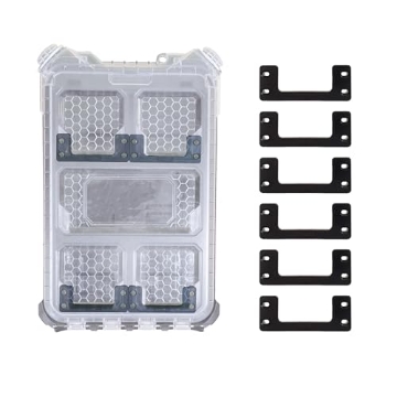 Picture of METALMARK INDUSTRIAL INC OM-CL-BLK-6 StealthMounts Mounting Cleats for Milwaukee Packout (6 Pack) Black | Mounting Cleats for Milwaukee Packout | Made in The UK (EA)