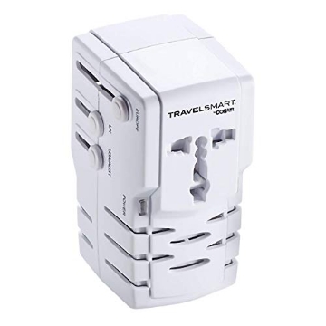 Picture of TRAVEL SMART TS253XR Conair Voltage Converter and Universal Travel Adapter, European Travel Plug Adapter, Univerasal Adapter Plug Converter for Travel, 1 Piece Set (EA)