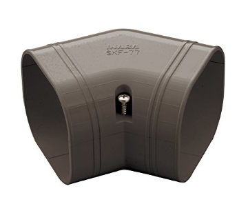 Picture of SLIMDUCT 85472 Inaba Denko SKF-100-B Cosmetic Pipe Cover Slim Corner Flat 45° Flat 45° Bend, Brown (EA)