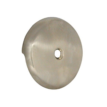 Picture of DANCO INC 89235A DANCO Tub Drain Overflow Plate with Single-Hose Round Style in Brushed Nickel (89235) (EA)