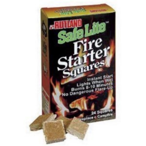 Picture of RUTLAND FIRE CLAY COMPANY 50C Rutland Firelighter Square 24/Pack (EA)