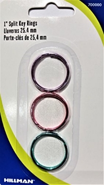 Picture of HILLMAN 700000 Hillman Colored Split Ring, 3 Pack (PK-5-EA)