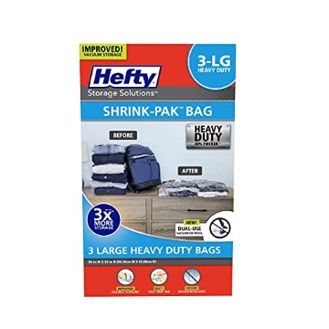 Picture of Hefty HFT-7046463-2 Hefty Shrink-PAK 3 Large Heavy Duty Bags (PK-2-EA)