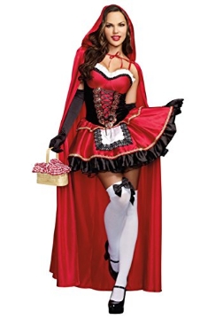 Picture of DREAMGEAR RL9477XL Dreamgirl Women's Adult Fashion Sexy Little Red Riding Hood Costume (EA)
