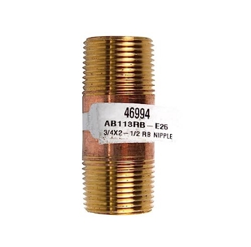 Picture of ACE TRADING - ZW 6JC126300201049 Homeplus+ 6jc126300201049 Mpt Nipple, Red Brass (PK-5-EA)