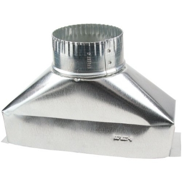 Picture of DEFLECTO DGT34 Deflect-O Jordan 4 in. Dia. x 10 in. L Galvanized Steel Duct (EA)
