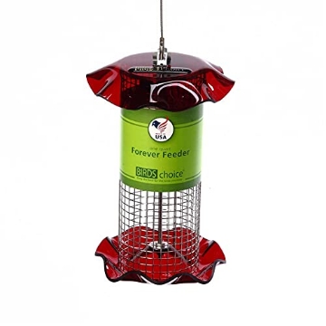 Picture of BACKYARD NATURE PRODUCTS INC FF114 Birds Choice FF114 Forever Feeder, Nyjer Forever Feeder, 1 Quart, Red (EA)