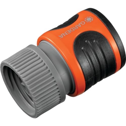 Picture of Garden Pearls 36918 Gardena 5/8 & 1/2 in. Nylon/ABS Threaded Male Hose Connector with Water Stop (EA)