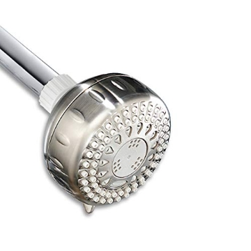 Picture of Waterpik TRS-529E Waterpik Shower Head Power Spray 5-Mode with Massage Settings, DIY Easy Installation, 1.8 GPM, Brushed Nickel Finish, TRS-529E (EA)