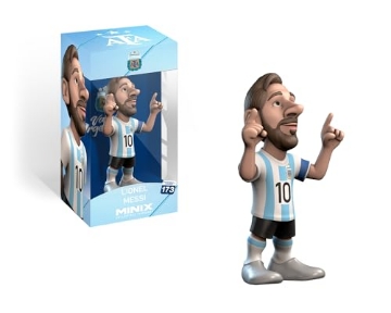 Picture of MINIX LIONEL MESSI 11735 MINIX COLLECTIBLE FIGURINES - Lionel Messi, Official Argentina, Sports Collectable 12 cm Figurine, Unique Soccer Gift for All Ages, Football Stars (EA)
