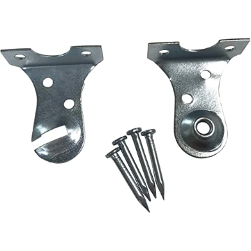 Picture of RALPH FRIEDLAND & BROTHERS 55P-1PR Friedland Silver Outside Mount Roller Shade Bracket - Case of: 1 (EA)