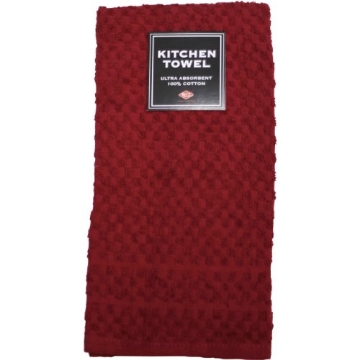 Picture of RITZ 17583 Ritz Red Cotton Kitchen Towel 1 pk (PK-6-EA)