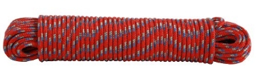 Picture of Koch Industries 5170625 Koch 5170625 Diamond Braid Polypropylene Rope, 3/16 by 100 Feet, Assorted Colors (EA)