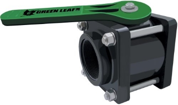Picture of GREEN LEAF V204FP Green Leaf V204FP Polypropylene Bolted Ball Valve, Full Port, 2" NPT Female (EA)