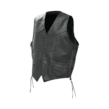 Picture of Bf Systems BKVSLB2X Rocky Mountain Hides Solid Genuine Buffalo Leather Vest - 2X (EA)