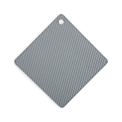Picture of BRUMIS IMPORTS INC AC29918 Silver Silicone Square Trivet (EA)