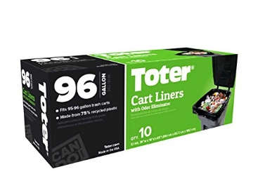 Picture of TOTER INC GB096-R8000 Toter Outdoor Trash Can Liner, 96 Gallon (EA)