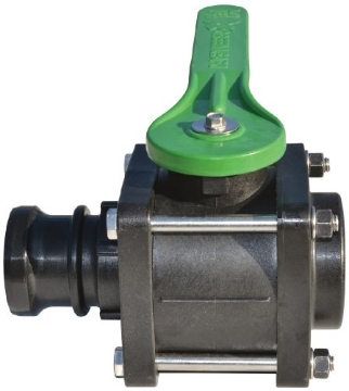 Picture of GREEN LEAF VF204FP Green Leaf VF204FP Polypropylene Bolted Ball Valve, Full Port, 2" NPT Female (EA)