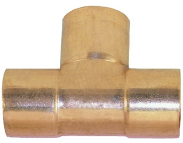 Picture of NIBCO INC W01675C Elkhart Products 111 3/4" 3/4-Inch C X C X C Copper Tees (PK-10-EA)