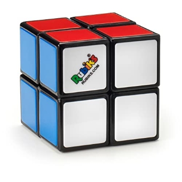 Picture of SPIN MASTER 6064596 Rubik's Cube, The Official 2x2 Rubik's Cube, Mini Problem-Solving Brain Teaser, Classic Color-Matching Puzzle, Fidget Toy, Sensory Puzzle, Stocking Stuffers for Ages 8 & Up (EA)