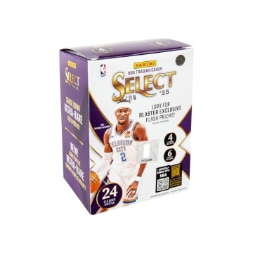 Picture of 2024/25 PANINI SELECT 2-18064-20 2024–25 Panini Select Basketball Blaster Box – Official NBA Trading Cards – Retail Exclusive Parallels, Inserts & Rookie Cards – Sealed Box (EA)