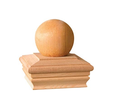 Picture of UNIVERSAL LIGHT 72291 Deckorators 5.5 in. H x 4 in. W Brown Wood Post Cap6 (PK-6-EA)