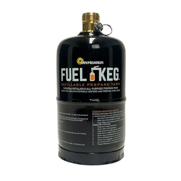Picture of Mr. Heater, Inc. F200048 Mr. Heater Fuel Keg. - 1 lb. / 16 oz. Empty Refillable Propane Tank – DOT Certified (EA)