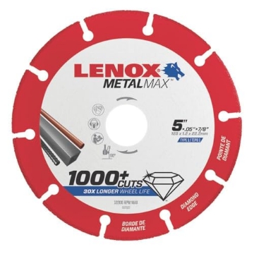Picture of Lenox Tools 1972922 Lenox Metalmax 5 Inch Segmented Rim Diamond Cutting Wheel for Metal (EA)