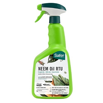Picture of SAFER BRAND SG5180 Safer Brand 5180-6 Ready-to-Use Insect Killing, Fungicide and Miticide Neem Oil Spray (PK-6-EA)