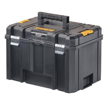 Picture of DEWALT(R) DWST17806 DEWALT TSTAK Tool Box, Extra Large Design, Removable Tray for Easy Access to Tools, Water and Debris Resistant (DWST17806) (EA)