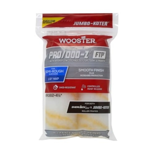 Picture of WOOSTER RR382-4 1/2 Wooster RR382-4 Jumbo-Koter Pro/Doo-Z FTP 1/2" Paint Rollers, No Size, Red (EA)