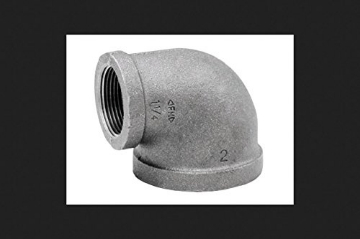 Picture of ANVIL INTERNATIONAL 8700125704 Anvil 8700125704, Malleable Iron Pipe Fitting, 90 Degree Elbow, 1-1/2" x 1-1/4" NPT Female, Galvanized Finish (EA)