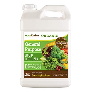 Picture of AGROTHRIVE INC ATGP1320 AgroThrive All Purpose Organic Liquid Fertilizer - 3-3-2 NPK (ATGP1320) (2.5 Gal) for Lawns, Vegetables, Greenhouses, Herbs and Everything Else that Grows (EA)