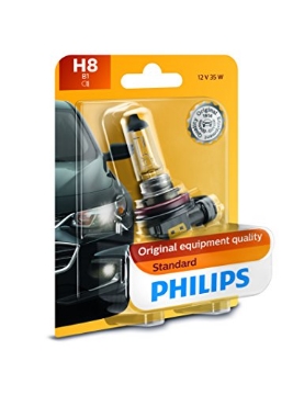 Picture of Philips Monitors H8B1 Philips 12360B1 H8 Standard Halogen Replacement Headlight Bulb, 1 Pack (EA)